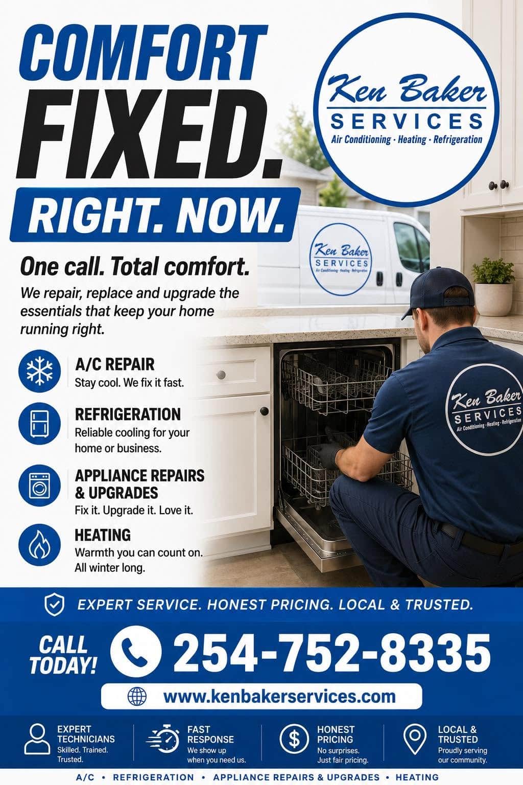 Ken Baker Services Appliance Repair Waco